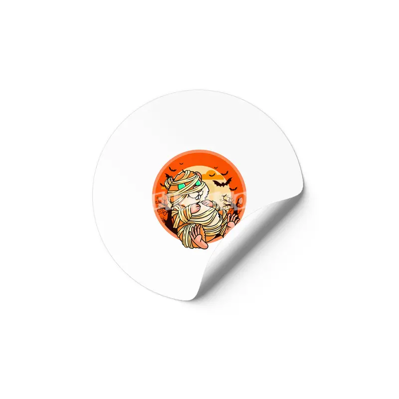 Cute Spooky Halloween Mummy Hamster Costume Etiket