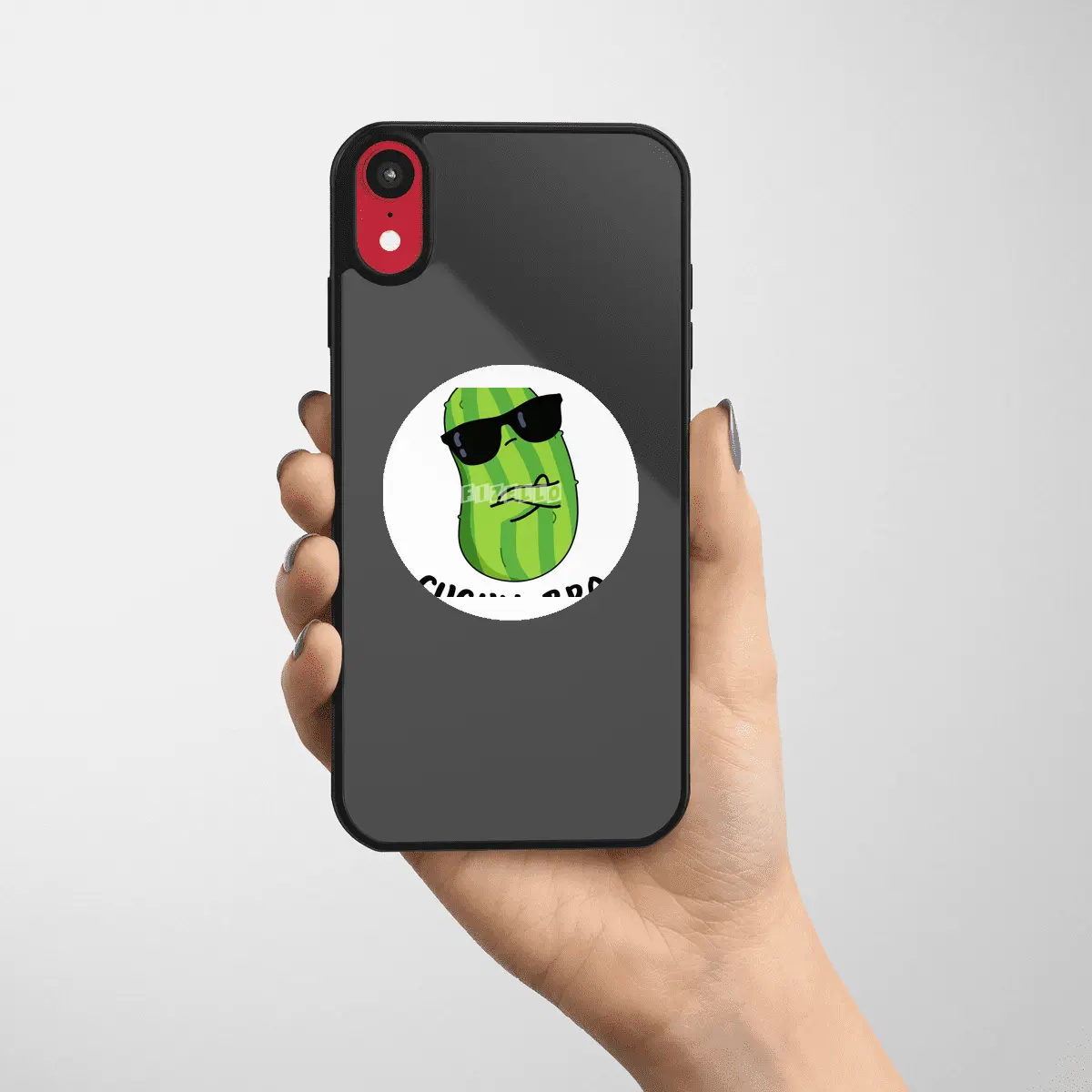 Cucum-bro Funny Cucumber Bro Pun Etiket
