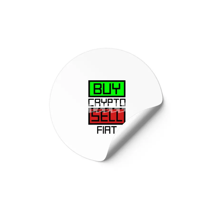 Buy Crypto Sell Fiat Buttons Etiket