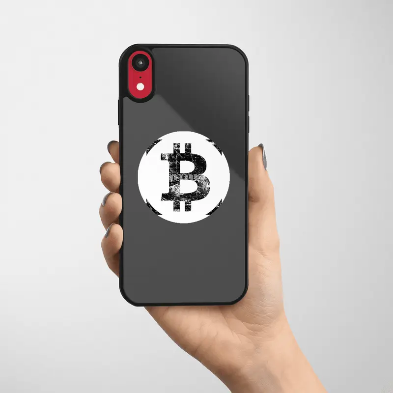 Bitcoin Vintage Crypto Cryptocurrency Gift Etiket