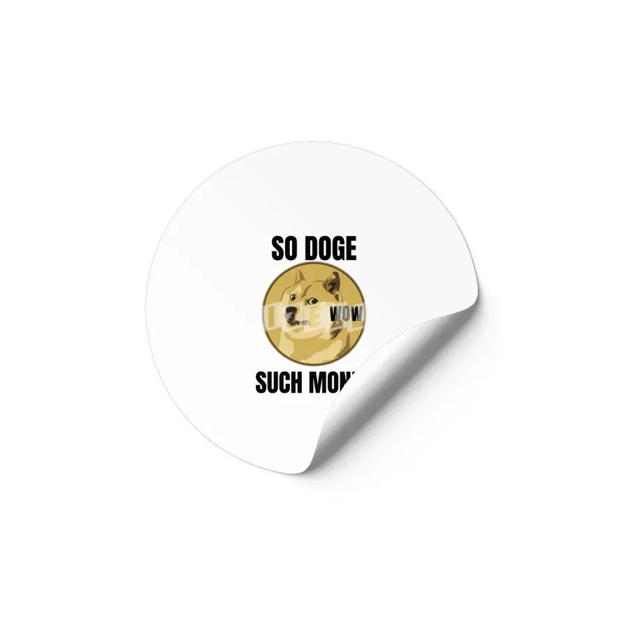 Dogecoin Hodl - Crypto Shirt Etiket