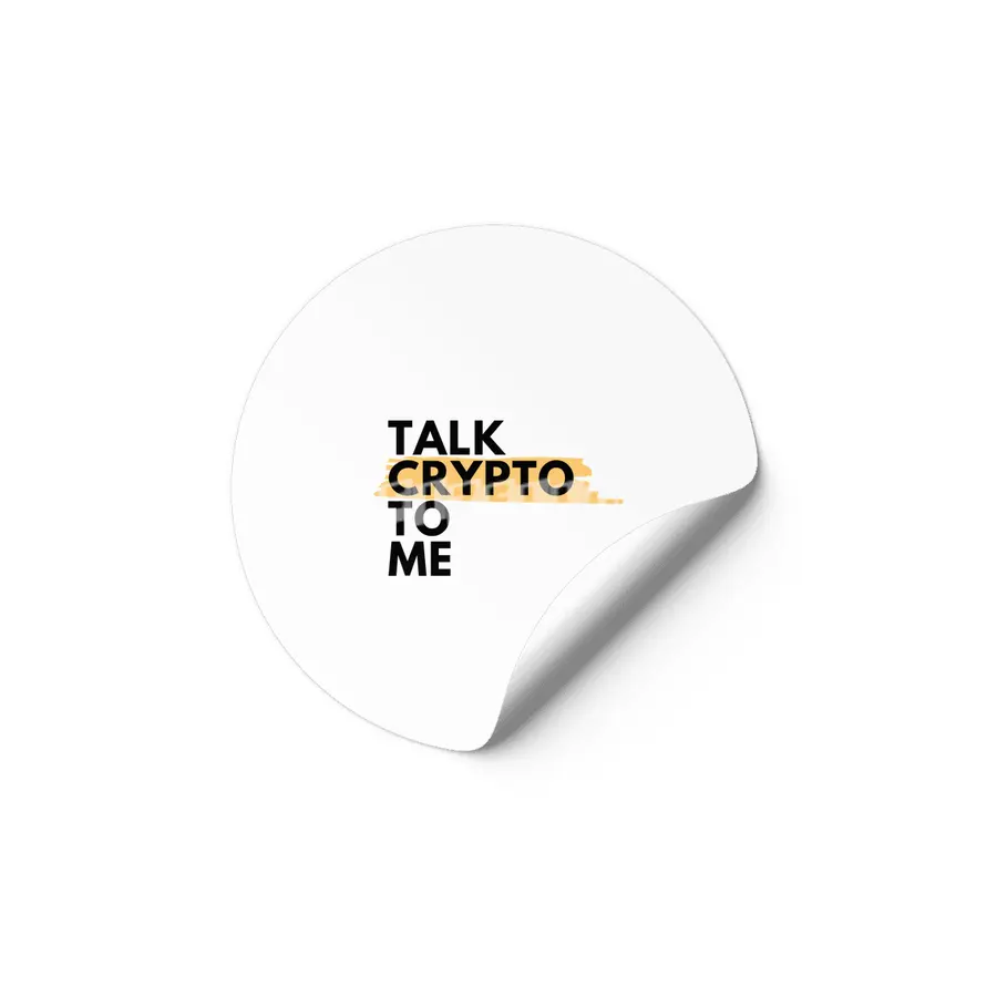 Talk Crypto To Me Etiket