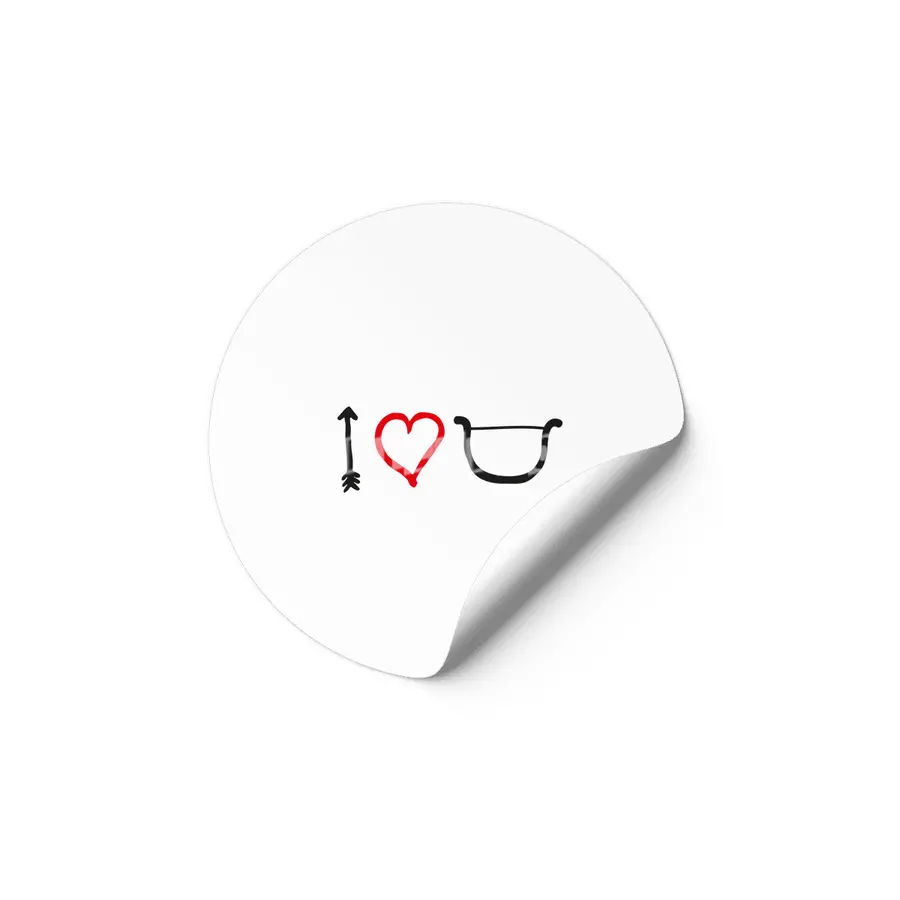 I love you bow arrow heart Cupid Valentine's day Etiket