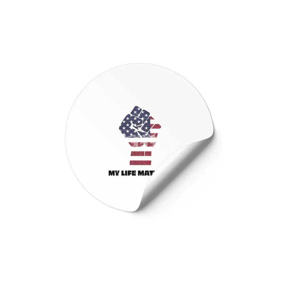 Life Matters | Black Lives Matter | Stop the Hate Etiket