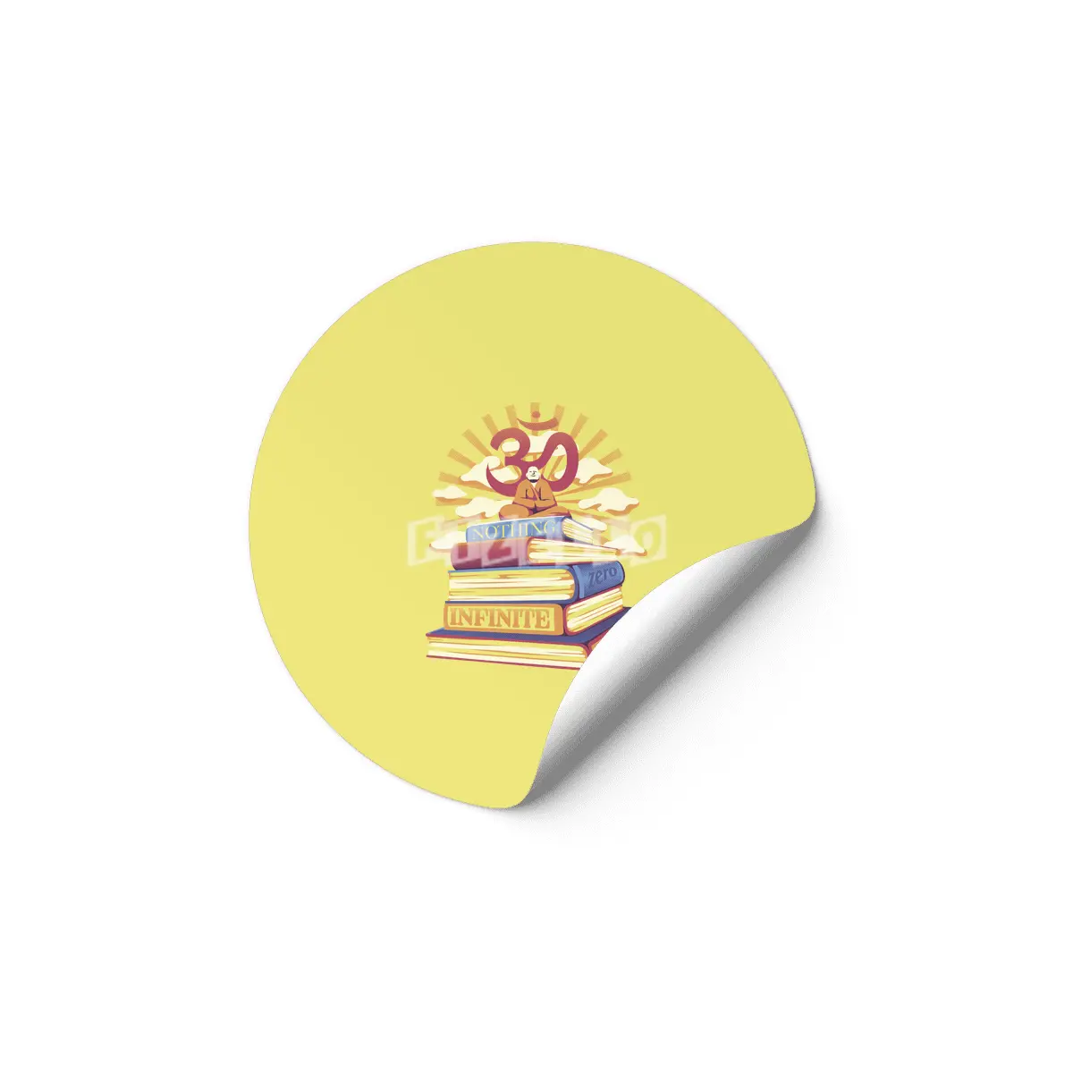 Book Lover Meditation Etiket