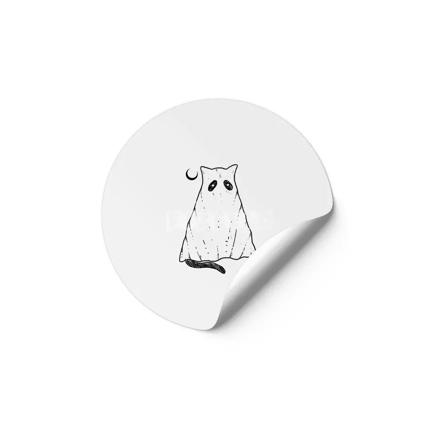 Ghost cat Etiket
