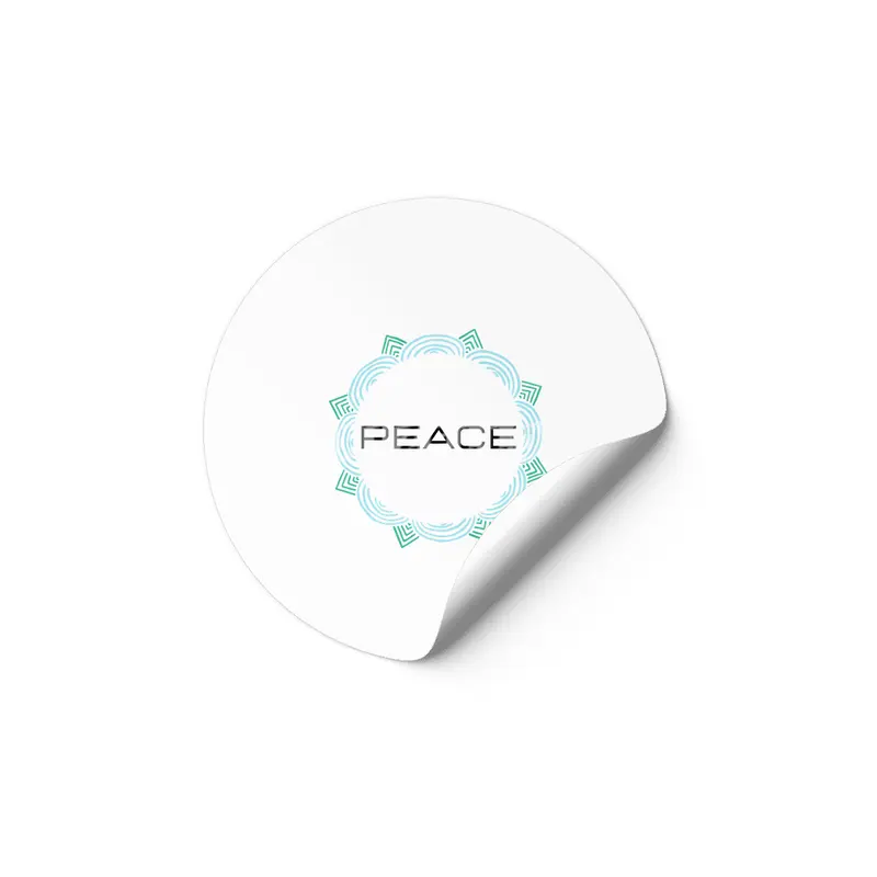 Peace Mandala | Yoga | Pilates | Rave | Floral Etiket