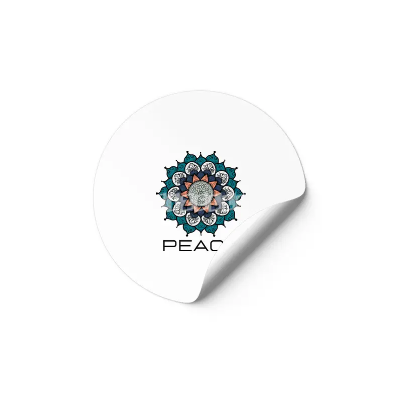 Peace Mandala | Yoga | Pilates | Rave | Floral Etiket
