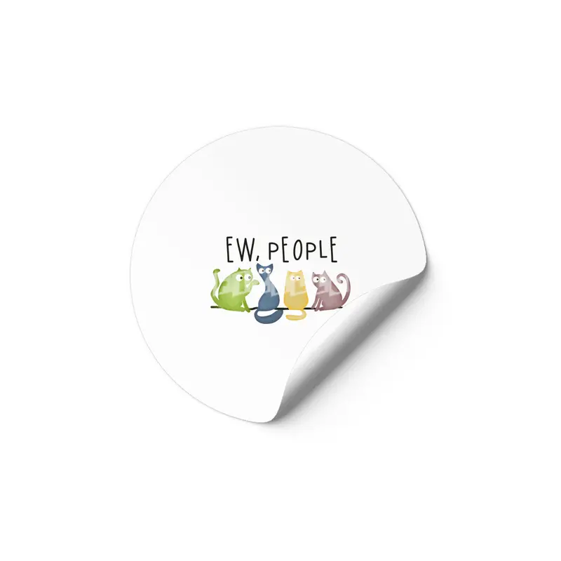 Ew, People - Colorful Cats Etiket