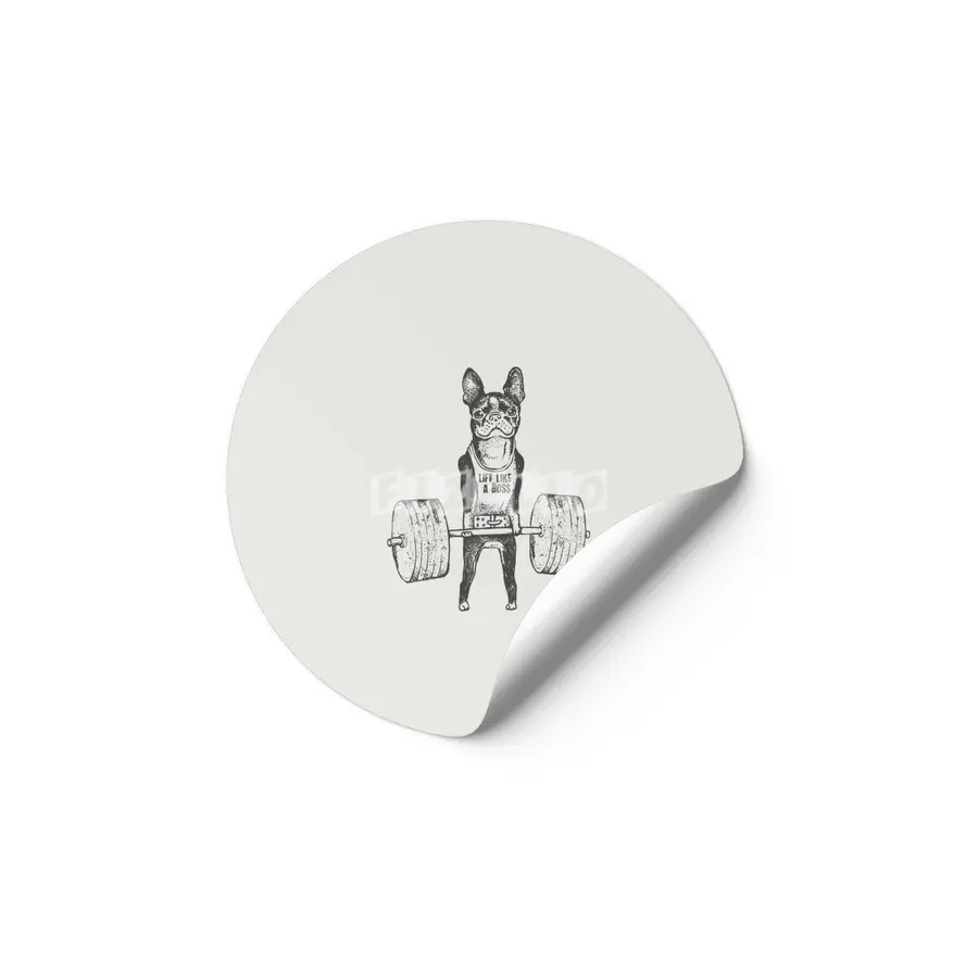 Boston Terrier Lift Etiket