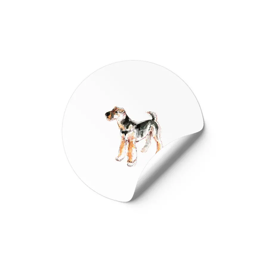 Airedale Terrier Etiket