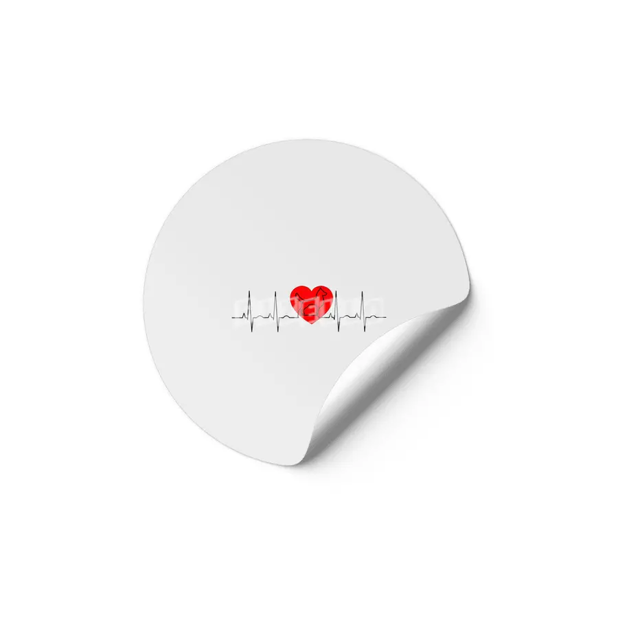 Dog Heartbeat Etiket