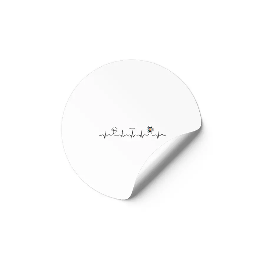 Archery heartbeat Etiket