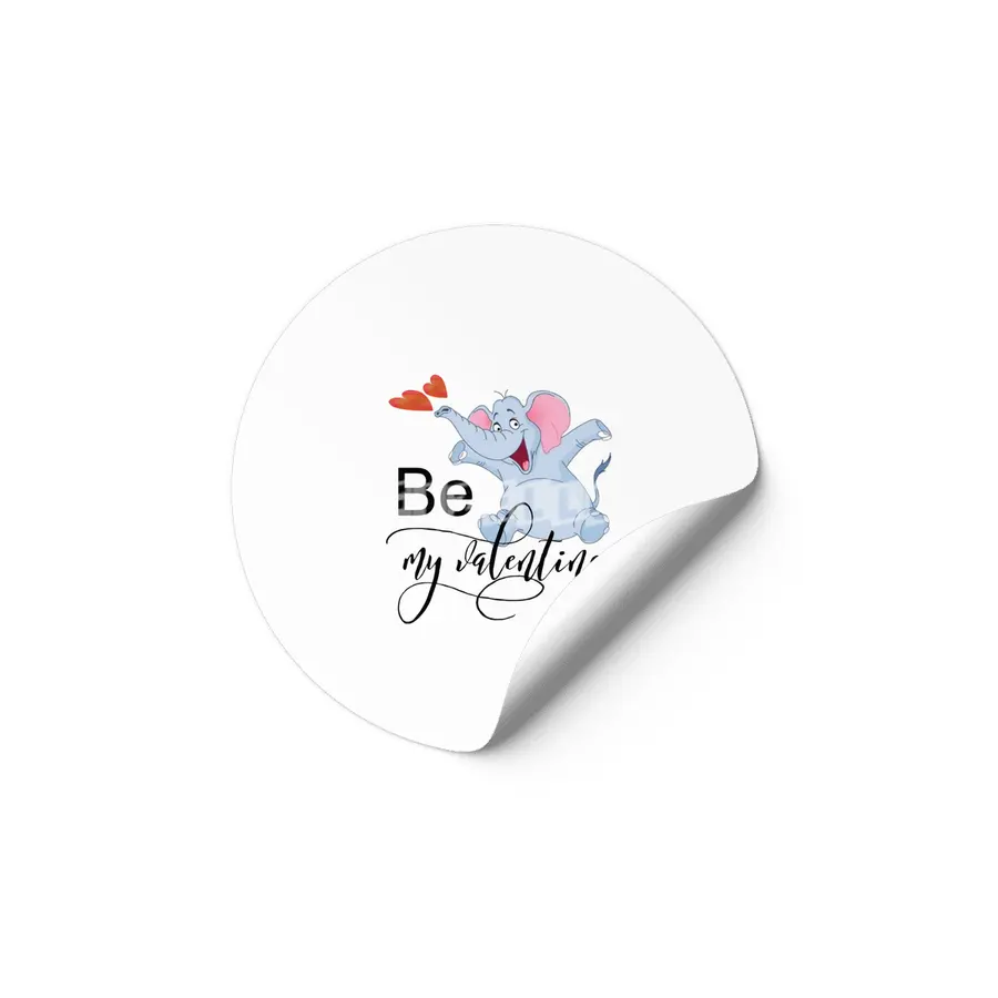 Be My Valentine Etiket