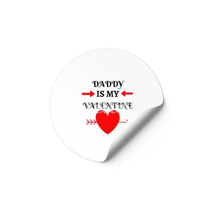 Daddy is My Valentine Etiket