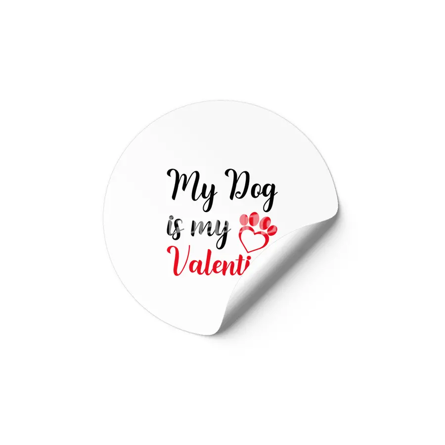 My Dog is My Valentine Shirt,Dog Shirts Etiket