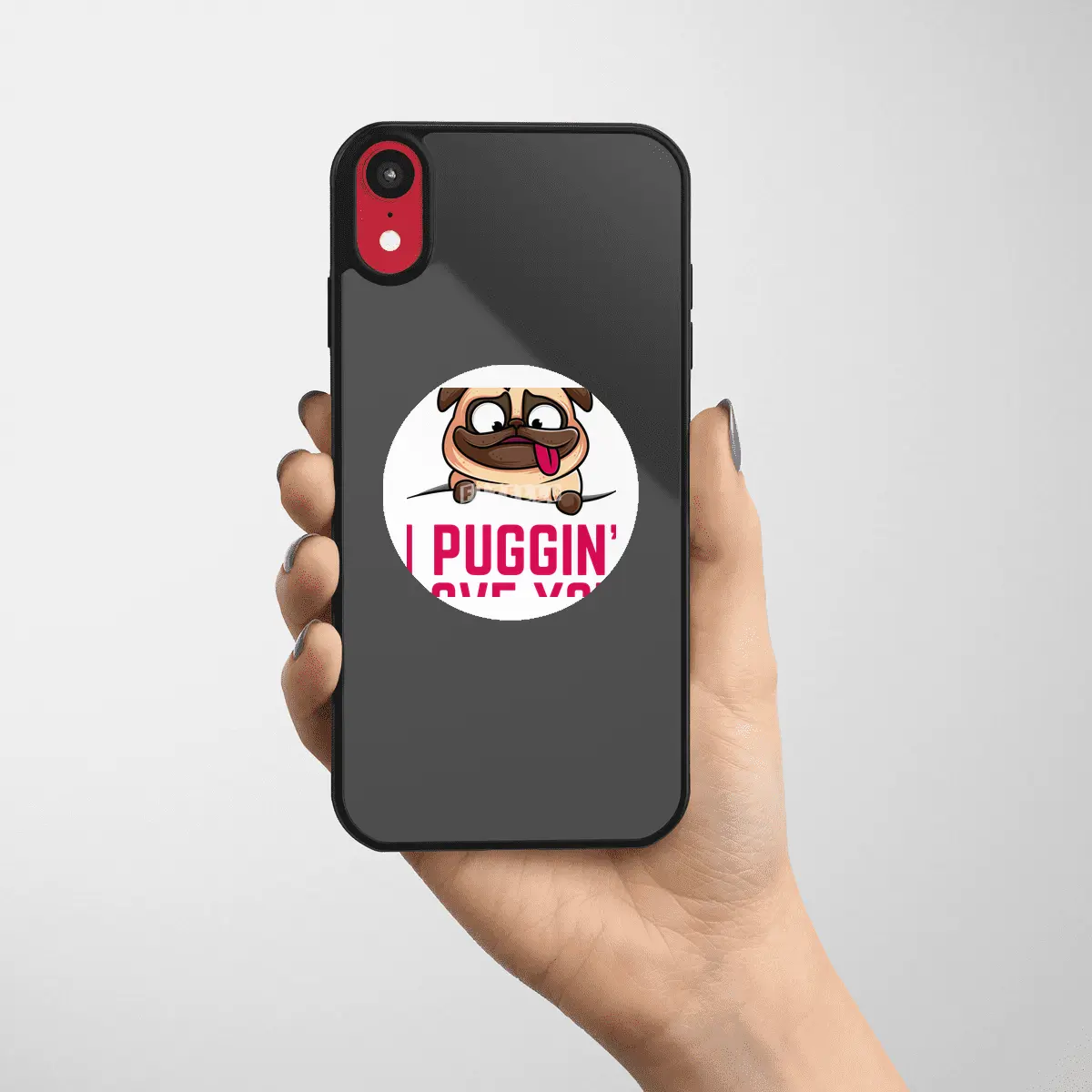 My Pug Is My Valentine Etiket