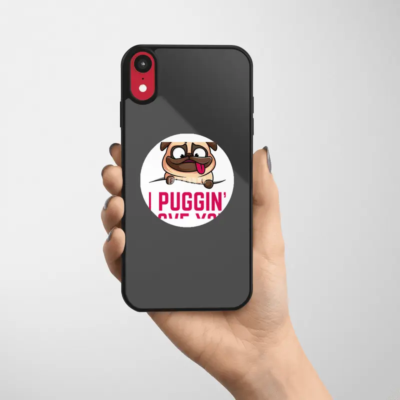 My Pug Is My Valentine Etiket