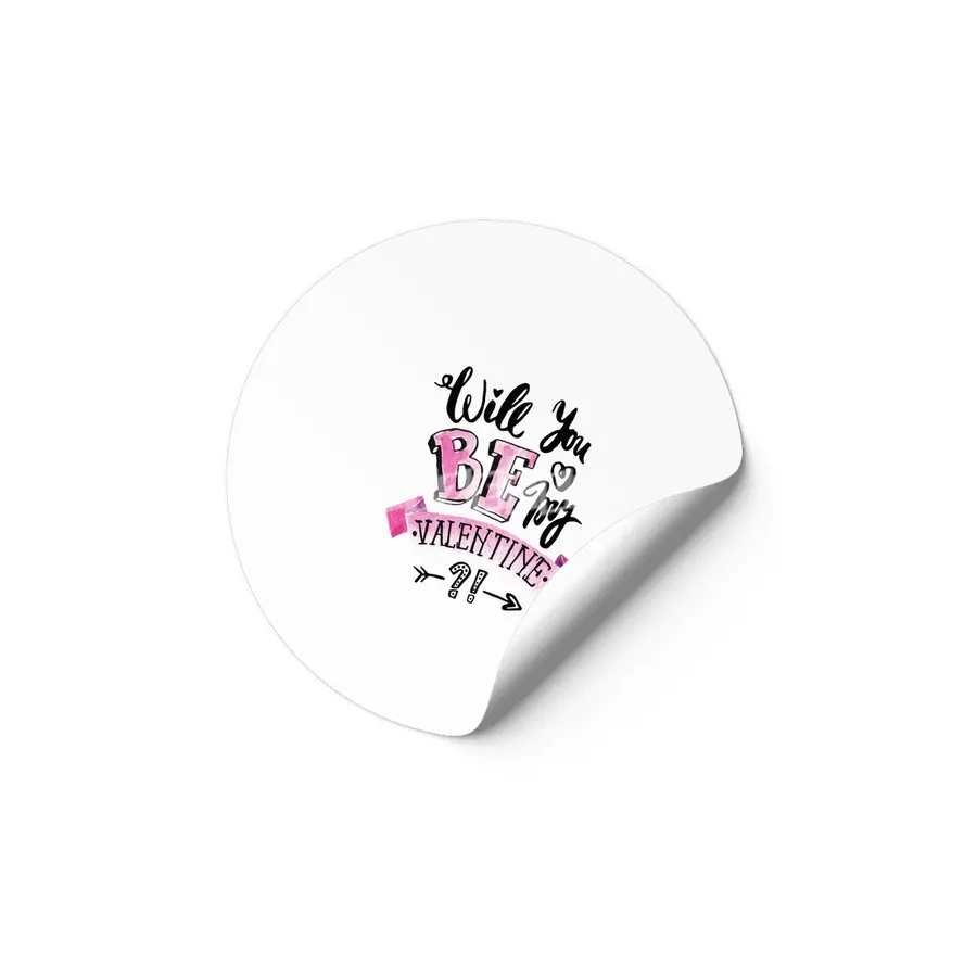Will you be my Valentine?! Etiket