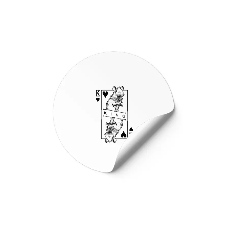 Fancy Mouse Lover King Of Hearts Etiket