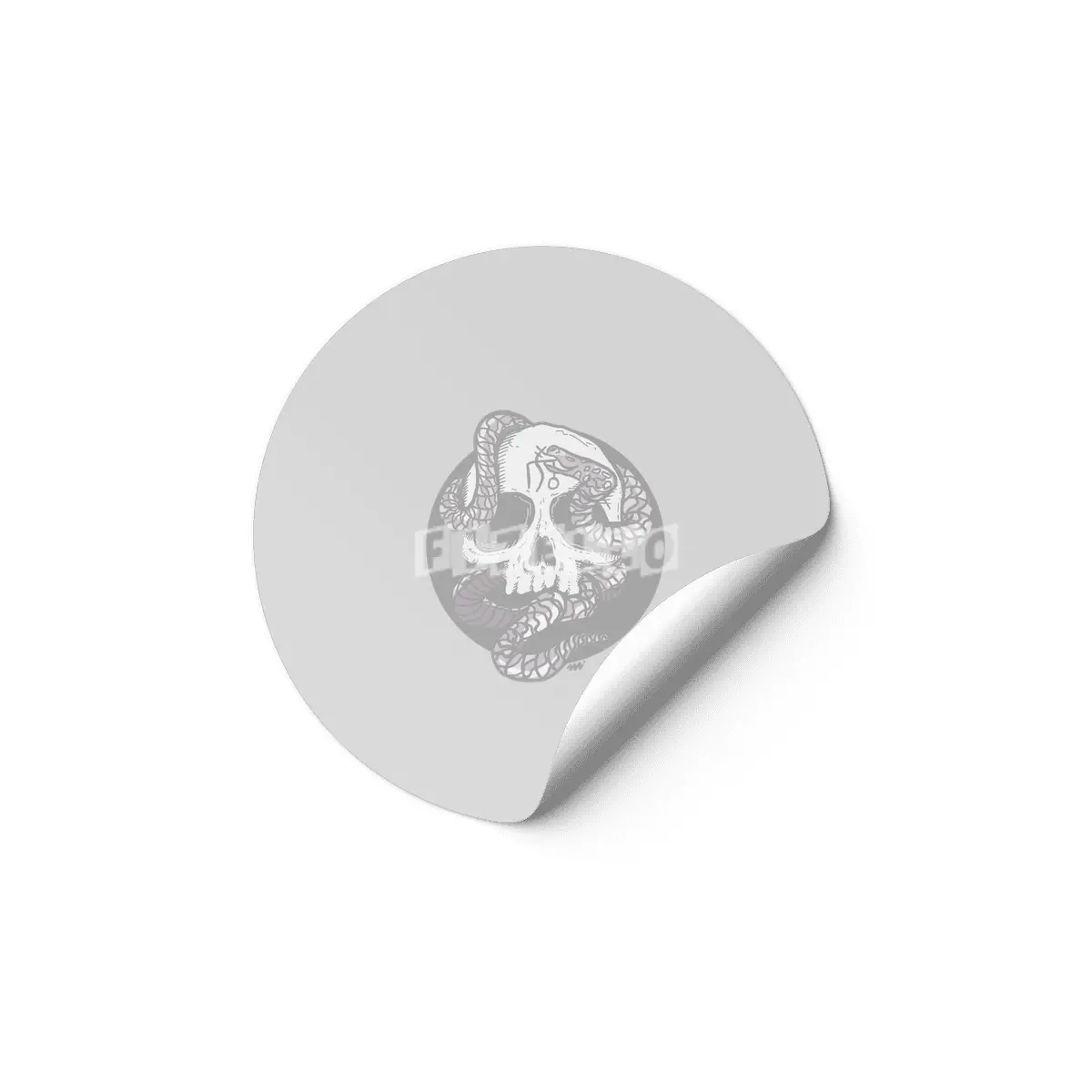 SM Skull Etiket