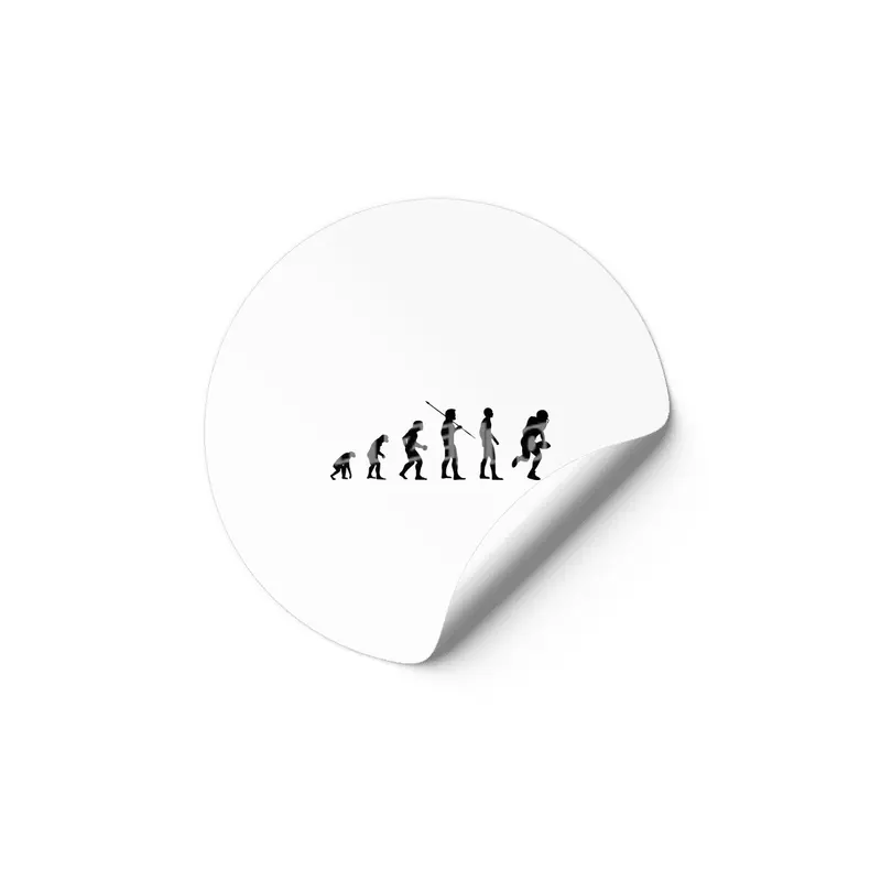 Evolution of Mankind • Funny American Football Bv Etiket