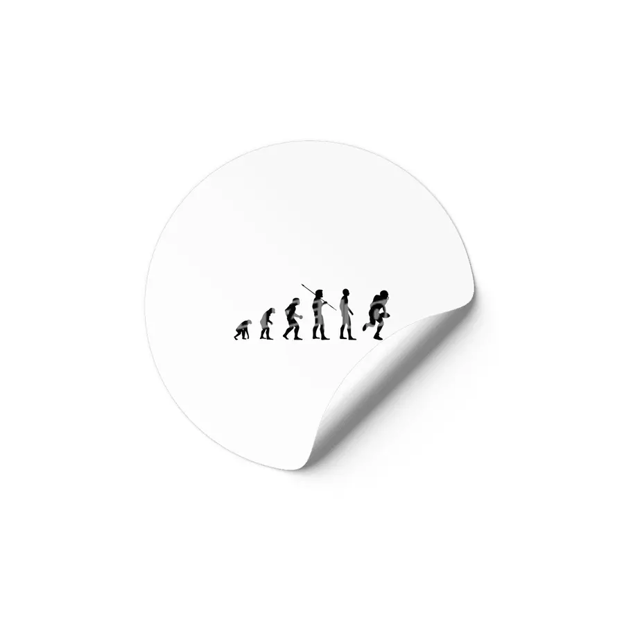 Evolution of Mankind • Funny American Football Bv Etiket
