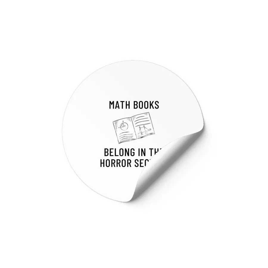 Math Books Belong In The Horror Section Etiket