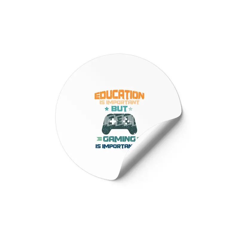 Education Is Important But Gaming Etiket