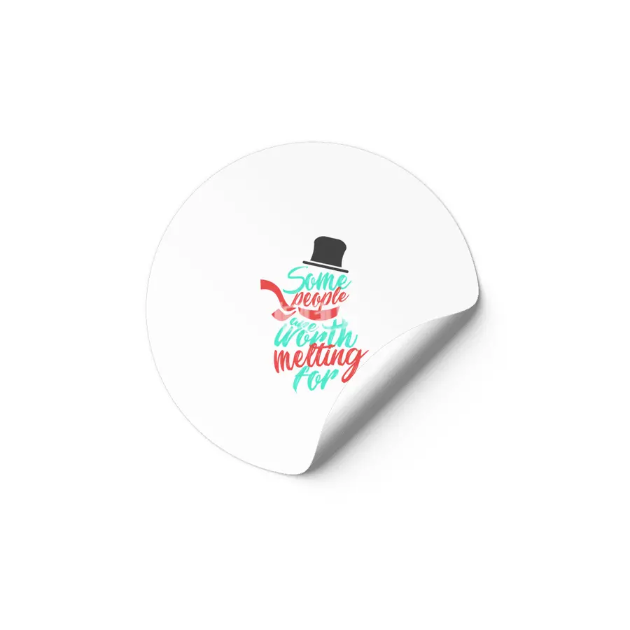 Snowman Melting Christmas Snow Love Couple Lover Lovers Dark Etiket