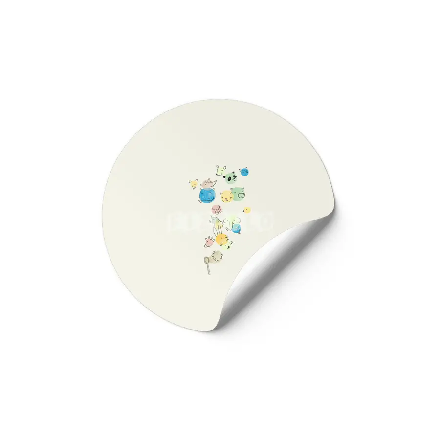 Bubble Animals Etiket