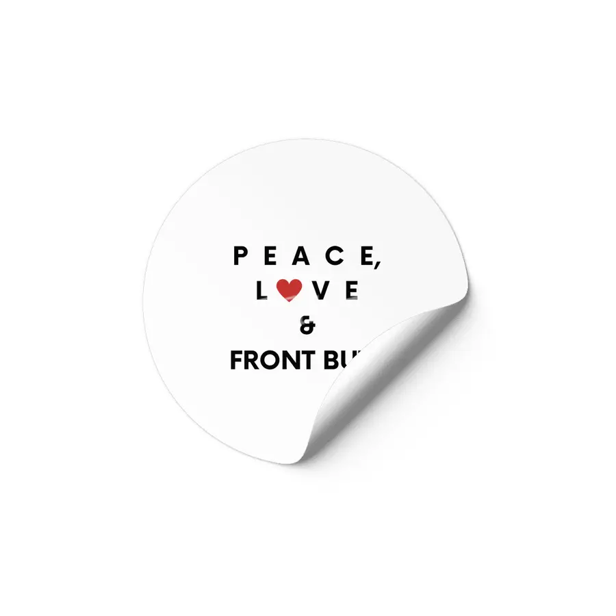 All I need- Front Butt Etiket