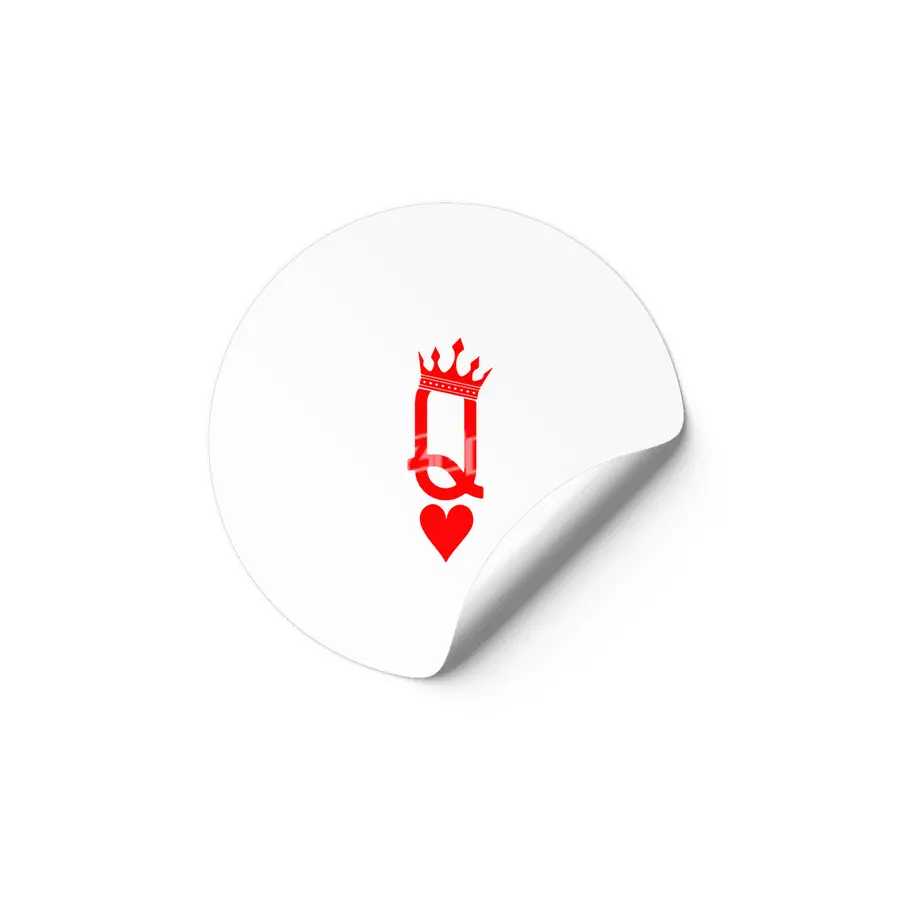 Queen Of Hearts Etiket