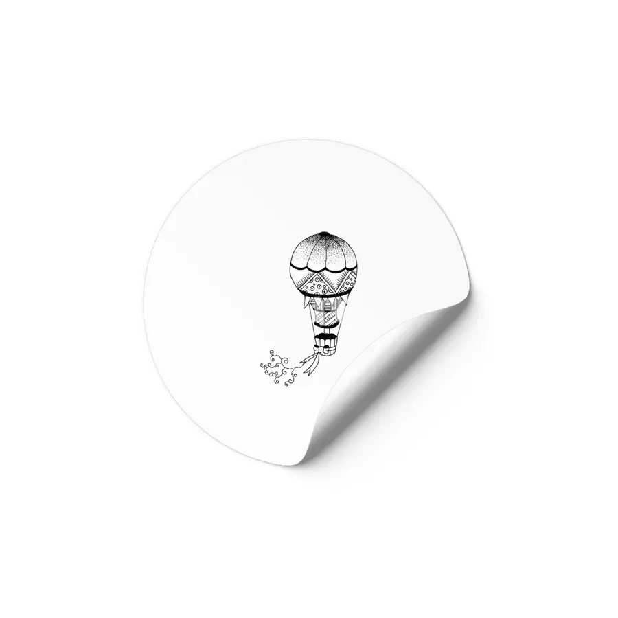 Hot Air Balloon Etiket