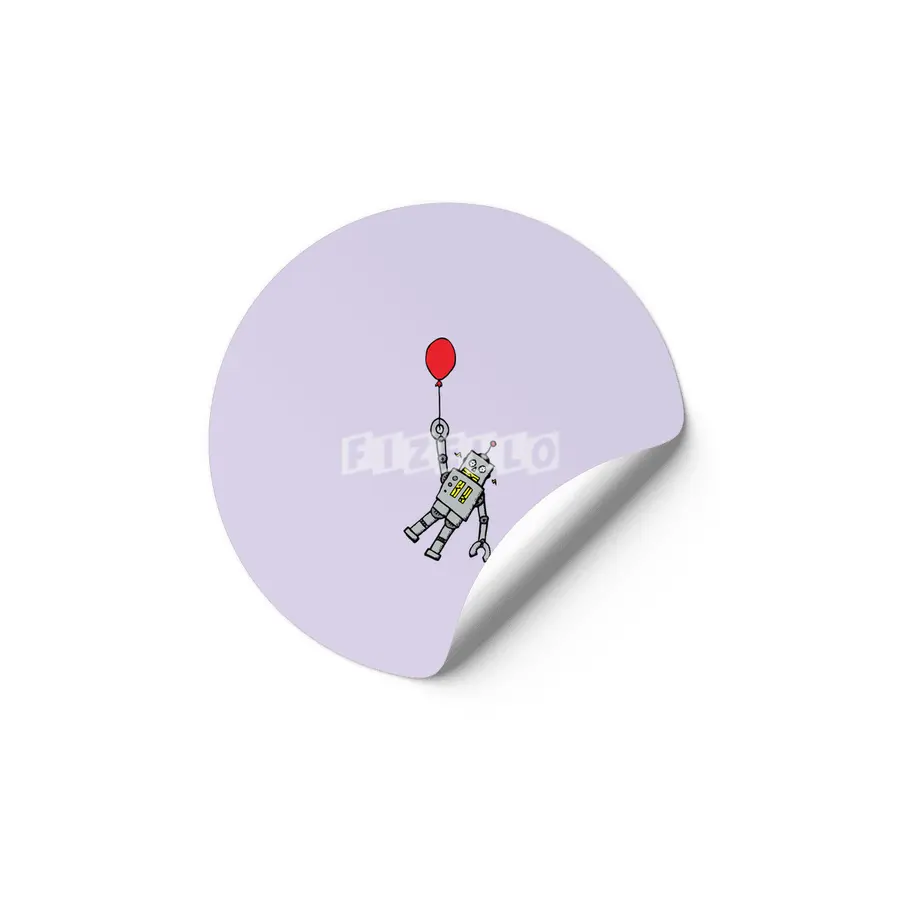 Balloon Robot Etiket