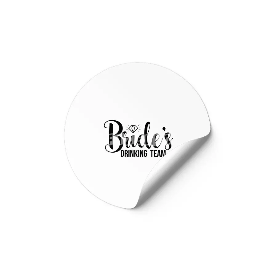 Bride's Drinking Team Etiket