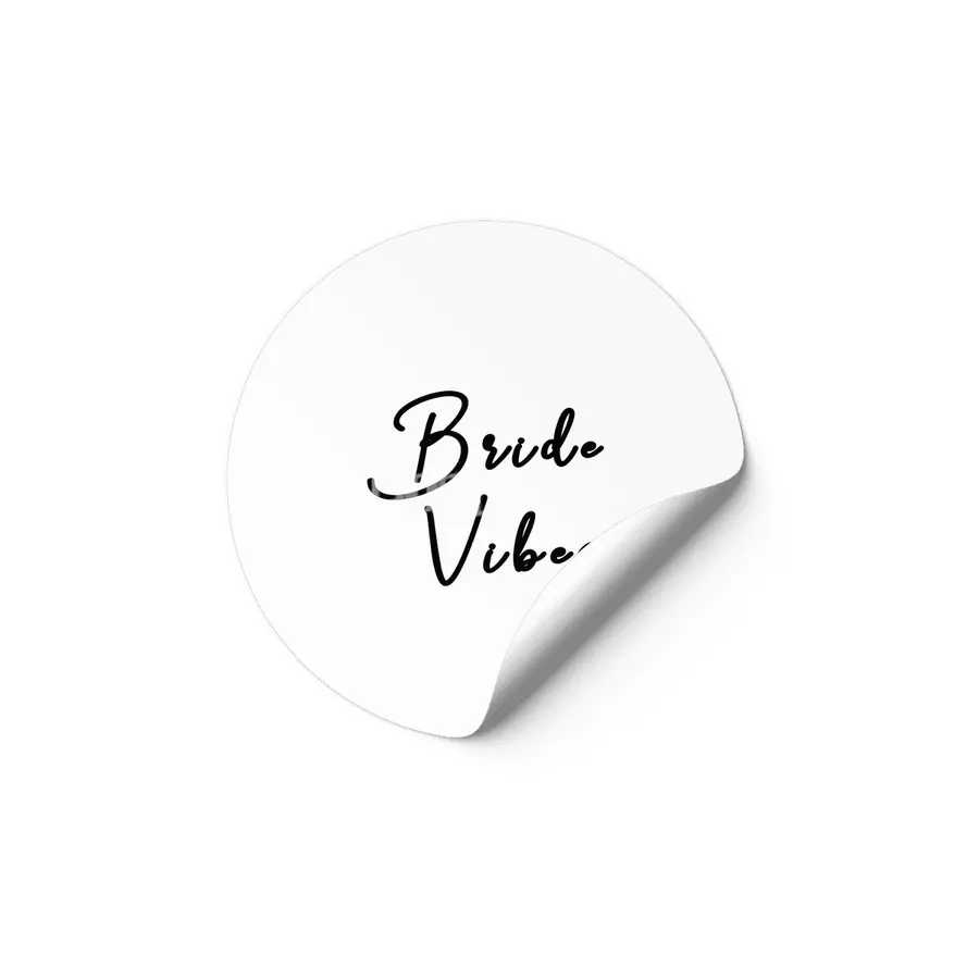 Bride Vibes Etiket