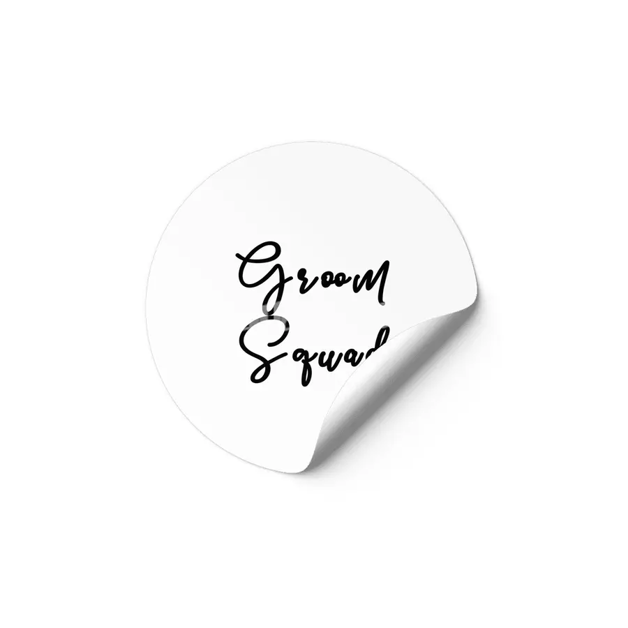 Groom Squad Etiket