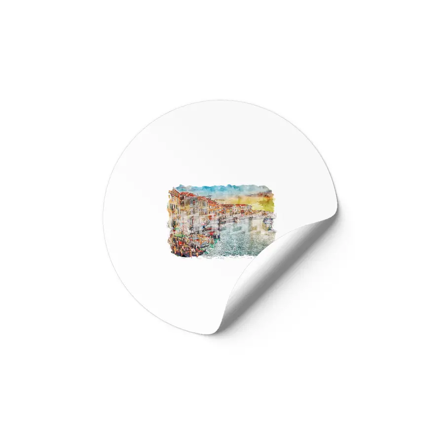 Venice Watercolor Etiket