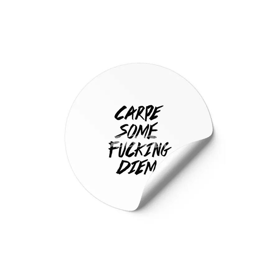 Carpe Some Fucking Diem Etiket