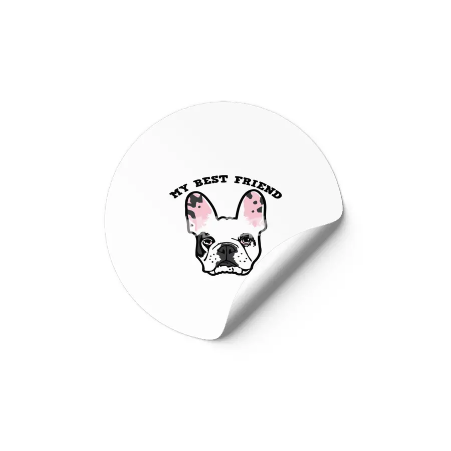 My Best Friend Bulldog Etiket