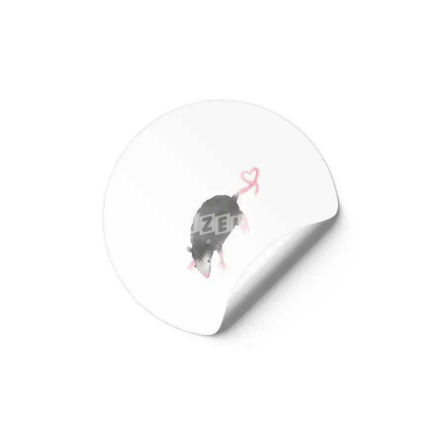Lovely Possum Sticker Etiket