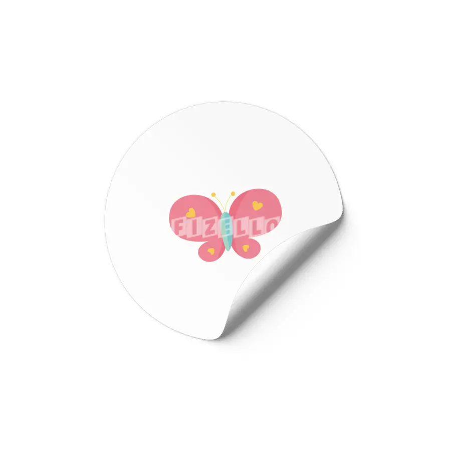 Lovely Butterfly Etiket