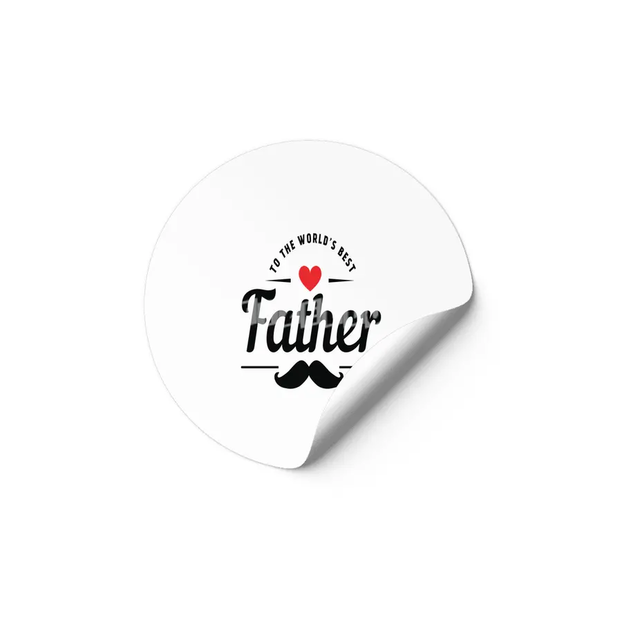 To the World's Best Father Etiket