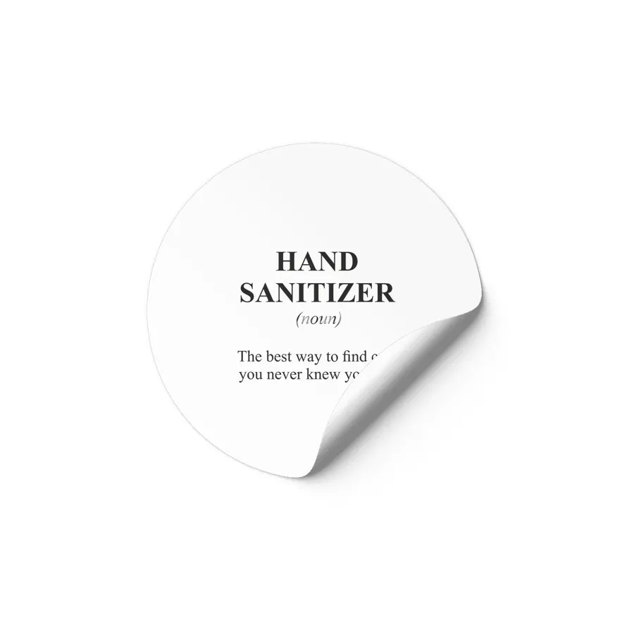 Hand Sanitizer Alternative Dictionary Definitions Parody Etiket