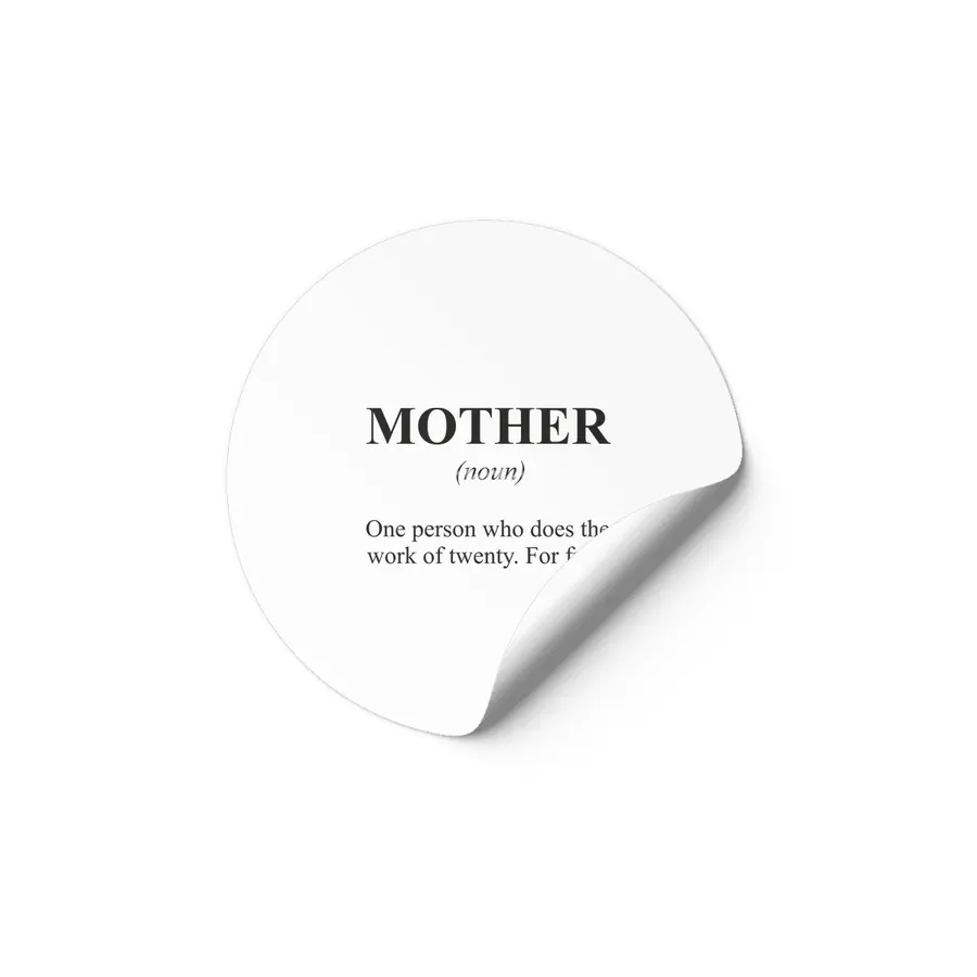 Mother Alternative Dictionary Definitions Parody Etiket