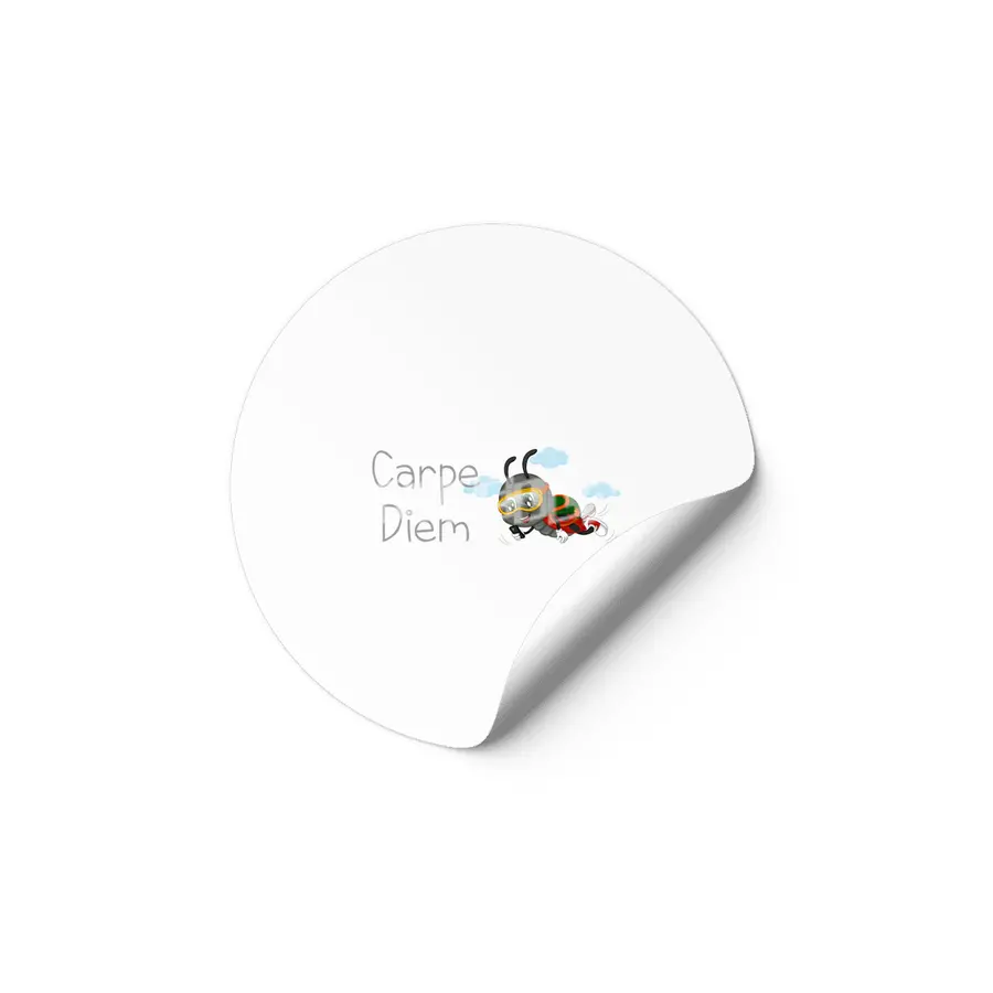 Ladybug Carpe Diem Etiket