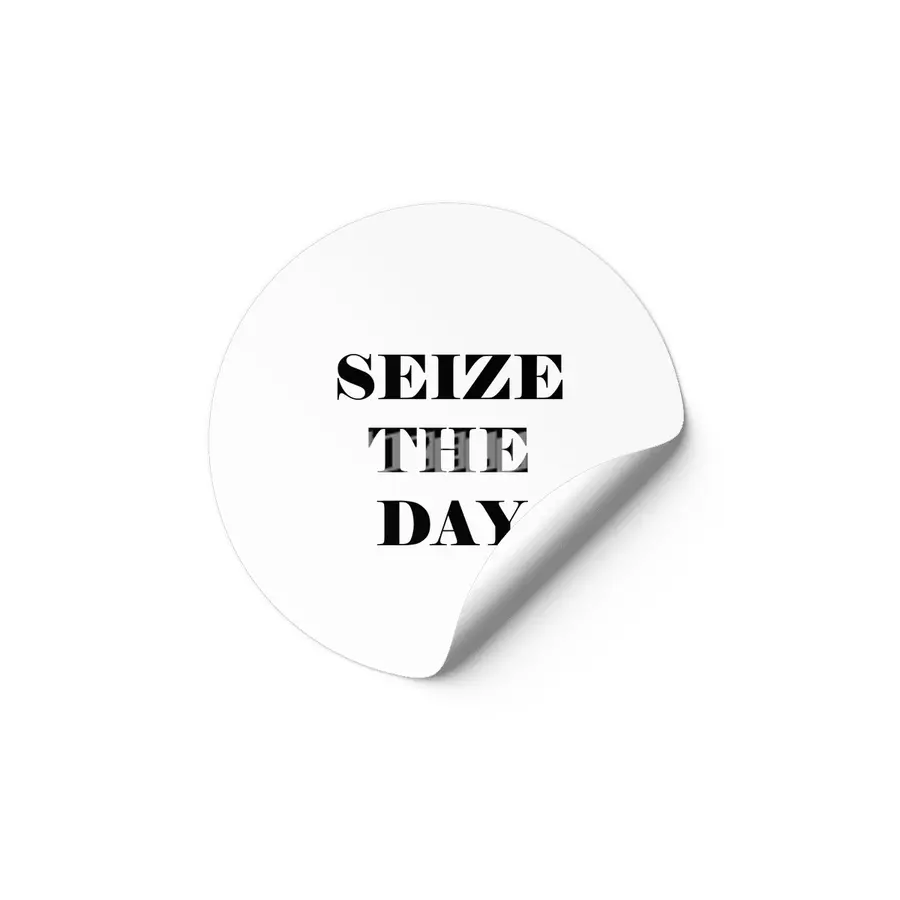 Use The Day Carpe Diem Gift Etiket