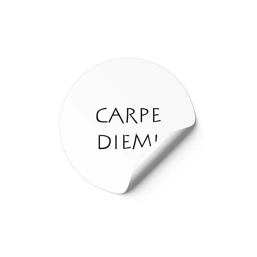 Carpe diem Etiket