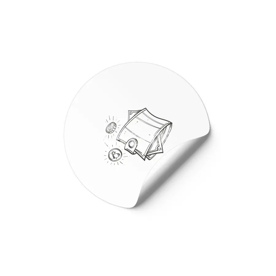 Bitcoin Illustration Etiket